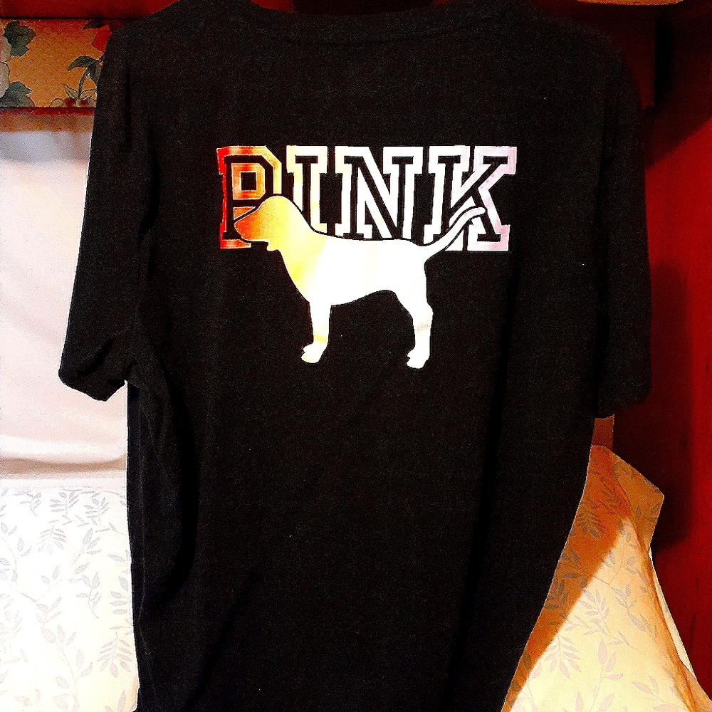 VS Pink oversized shirt